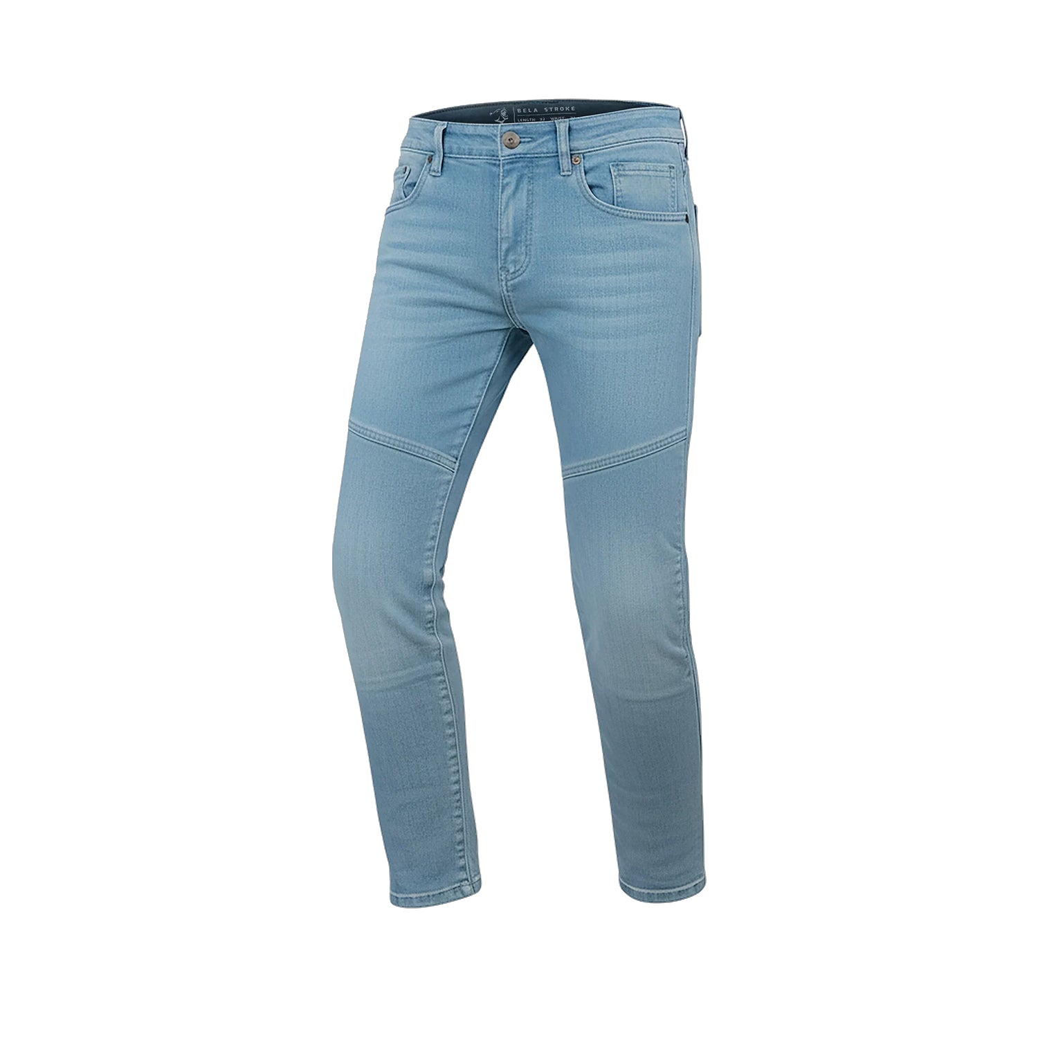 BELA STROKE Denim Jeans Moto Calcas Claro Azul 32L – 1 – Maximomoto PT