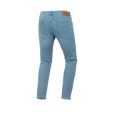 BELA STROKE Denim Jeans Moto Calcas Claro Azul 32L