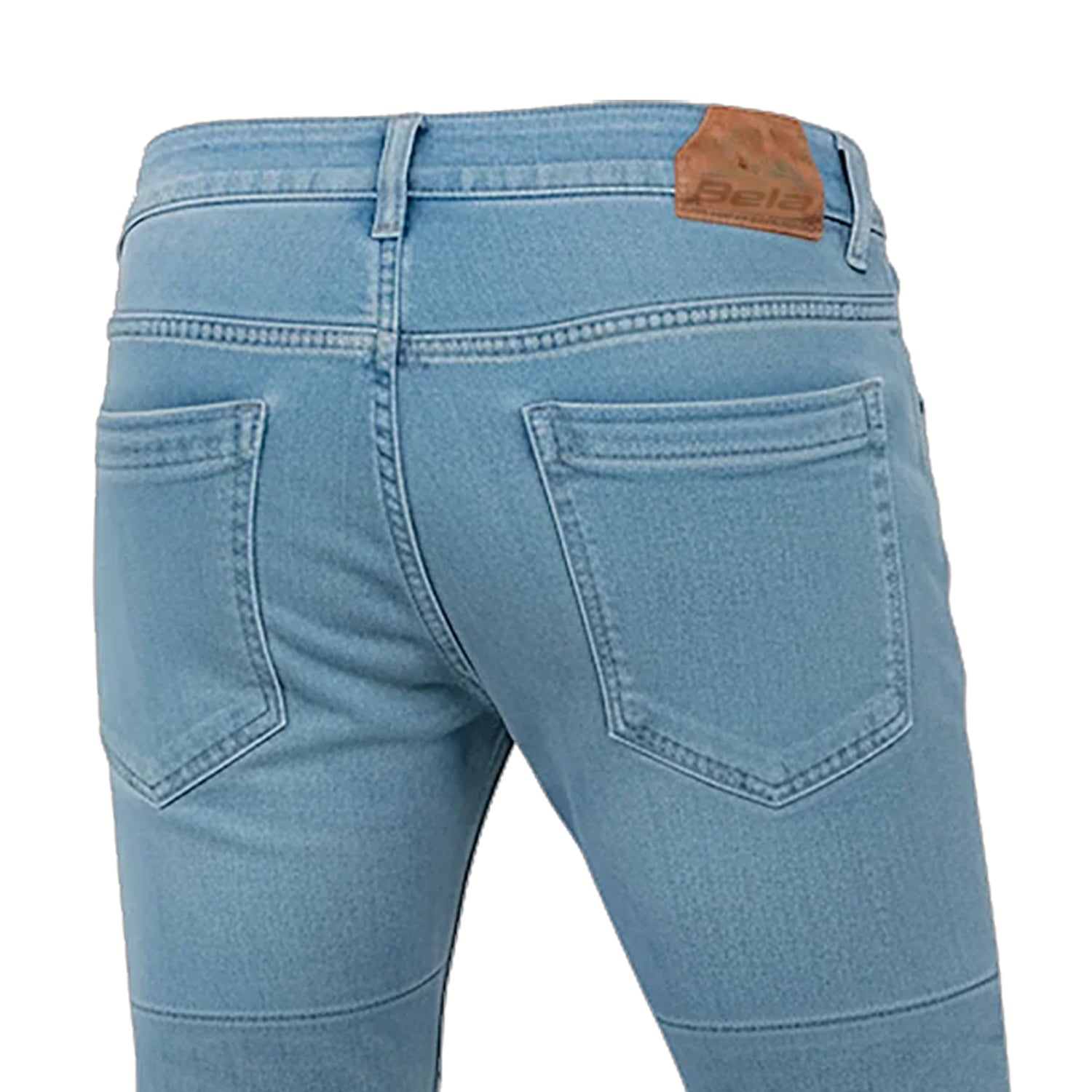 BELA STROKE Denim Jeans Moto Calcas Claro Azul 32L – 4 – Maximomoto PT