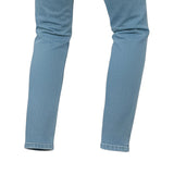 BELA STROKE Denim Jeans Moto Calcas Claro Azul 32L