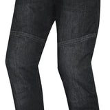 BELA STROKE VAQUERO Denim Moto Pants Black 32L Inseam