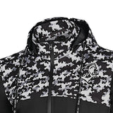 BELA CAMO RUSH Capuz De Moto Preto Cinza Escuro