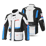 Beautiful Transformer 3 in 1 Motorcycle Jacket Gray Black Blue