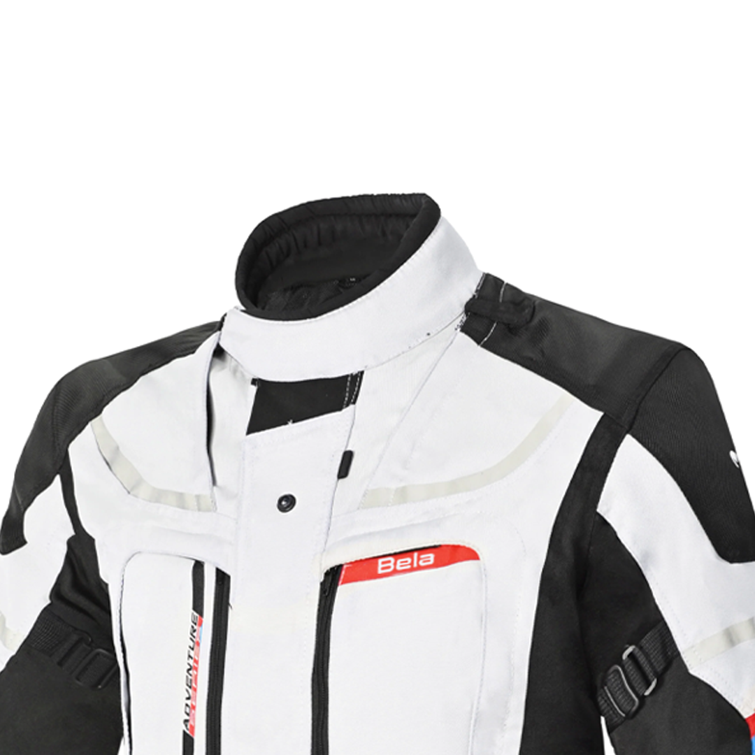 Beautiful Transformer 3 in 1 Motorcycle Jacket Gray Black Blue – 4 – Maximomoto PT