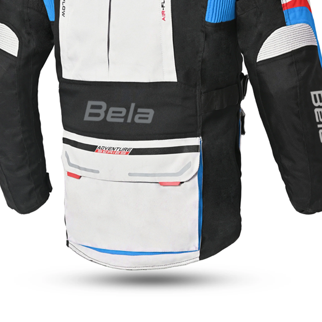 Beautiful Transformer 3 in 1 Motorcycle Jacket Gray Black Blue – 5 – Maximomoto PT