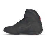 BELA TROPHY Short Leather Motorcycle Boots for Men - Black