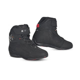 BELA TROPHY Short Leather Motorcycle Boots for Men - Black