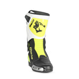 BELA TURBO TRACK Moto Corrida Botas Preto Fluorescente Amarelo