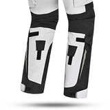 Beautiful Transformer Men's Motorcycle Textile Pants Ice Gray Black