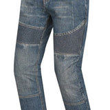BELA URBAN Denim Jeans Moto Senhora Calcas Maroon Tint Brown