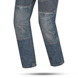 BELA URBAN Denim Jeans Moto Senhora Calcas Maroon Tint Brown