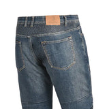 BELA URBAN Denim Jeans Moto Senhora Calcas Maroon Tint Brown