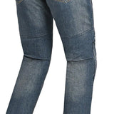 BELA URBAN Denim Jeans Moto Senhora Calcas Maroon Tint Brown