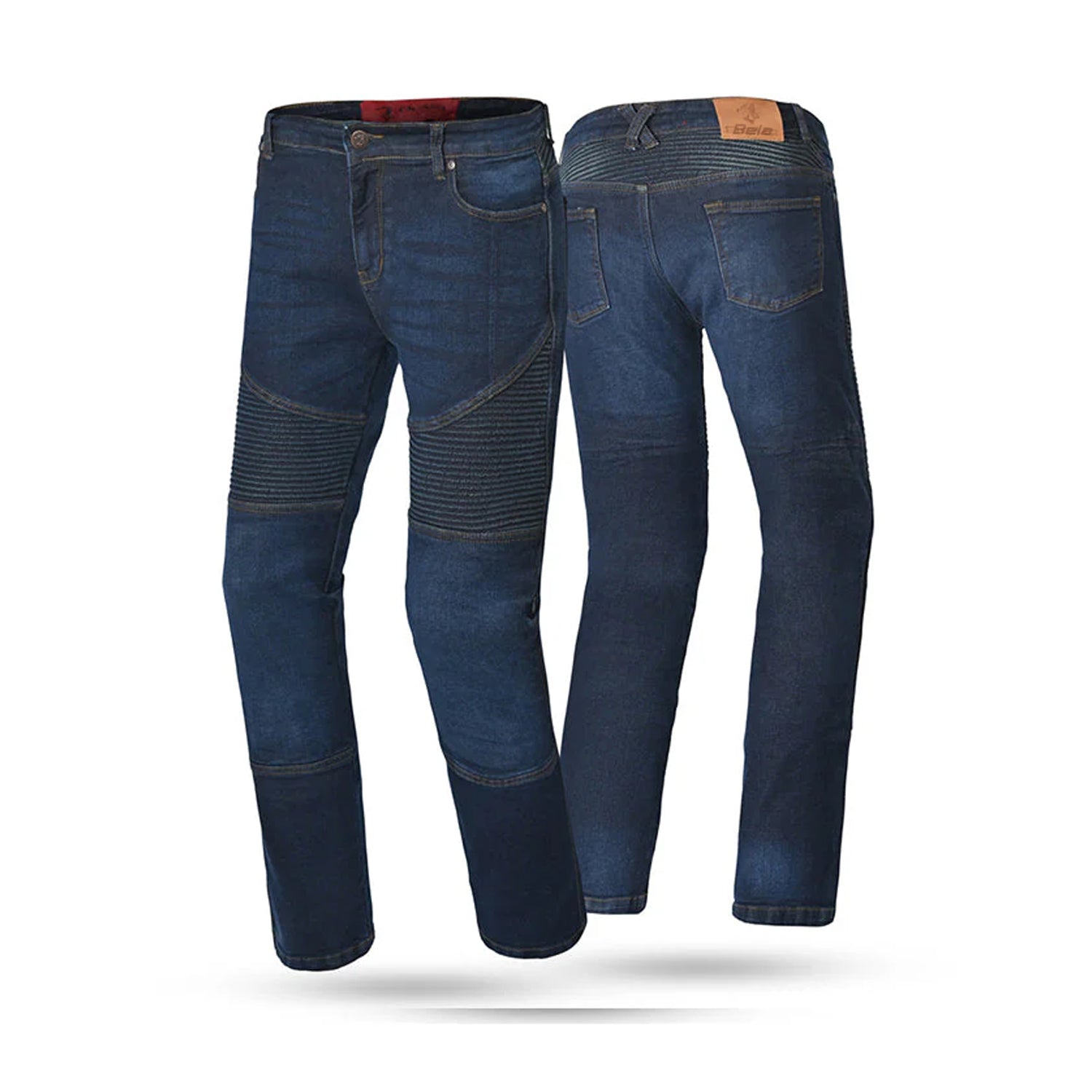 BELA URBAN Denim Jeans Moto Senhora Calcas Oscura Azul – 2 – Maximomoto PT