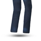 BELA URBAN Denim Jeans Moto Senhora Calcas Oscura Azul