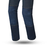 BELA URBAN Denim Jeans Moto Senhora Calcas Oscura Azul