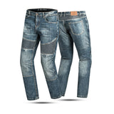BELA URBAN LADY Jeans De Moto Senhora Azul Khaki Tint