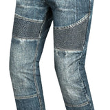 BELA URBAN LADY Jeans De Moto Senhora Azul Khaki Tint