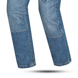 BELA URBAN Denim Jeans Moto Senhora Calcas Azul Con Spray