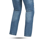 BELA URBAN Denim Jeans Moto Senhora Calcas Azul Con Spray