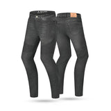 BELA URBAN Denim Jeans Moto Senhora Calcas Spray Preto 30L