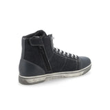 BELA Venus Leather Motorcycle Boots for Men - Blue