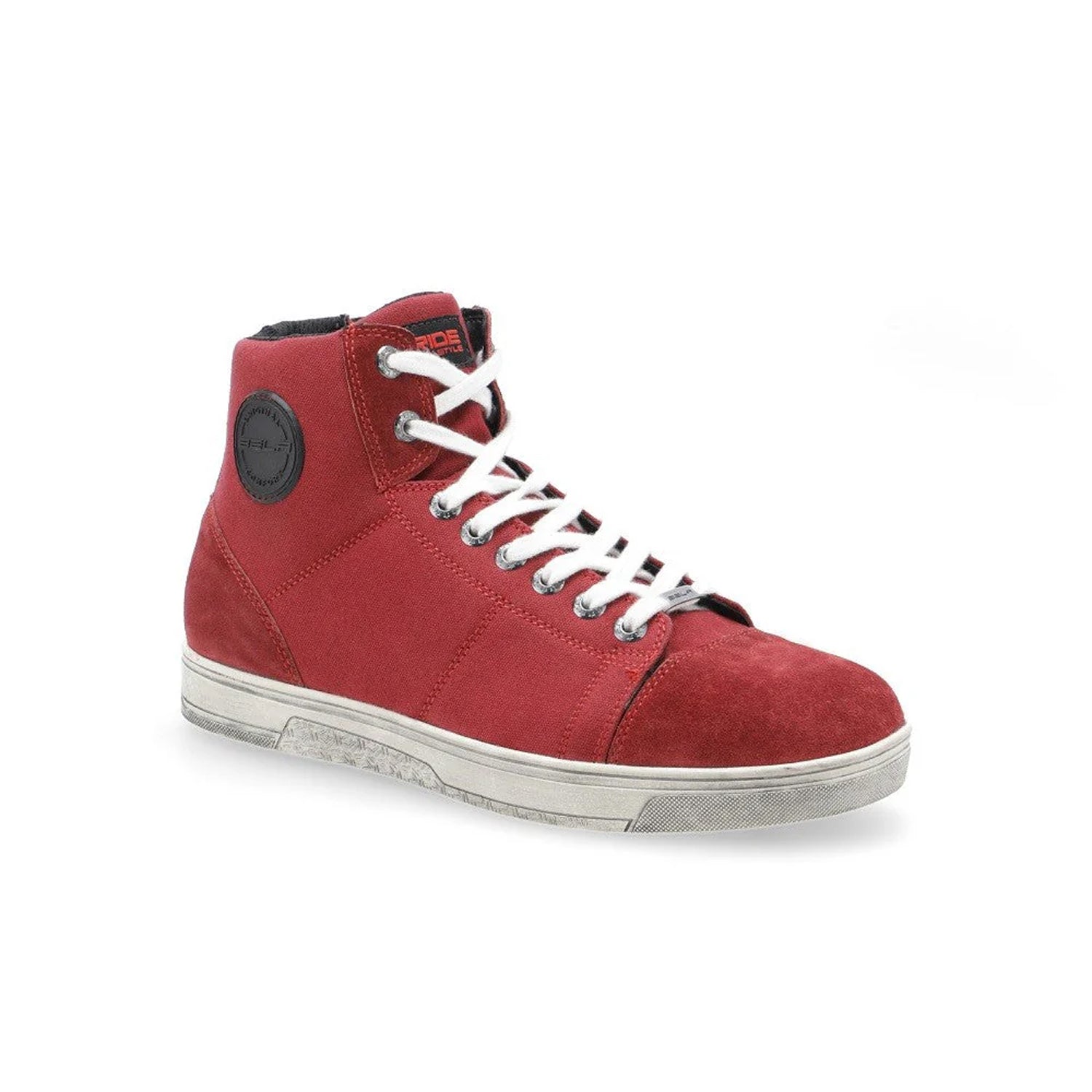 BELA Venus Leather Motorcycle Men's Boots Red – 4 – Maximomoto PT