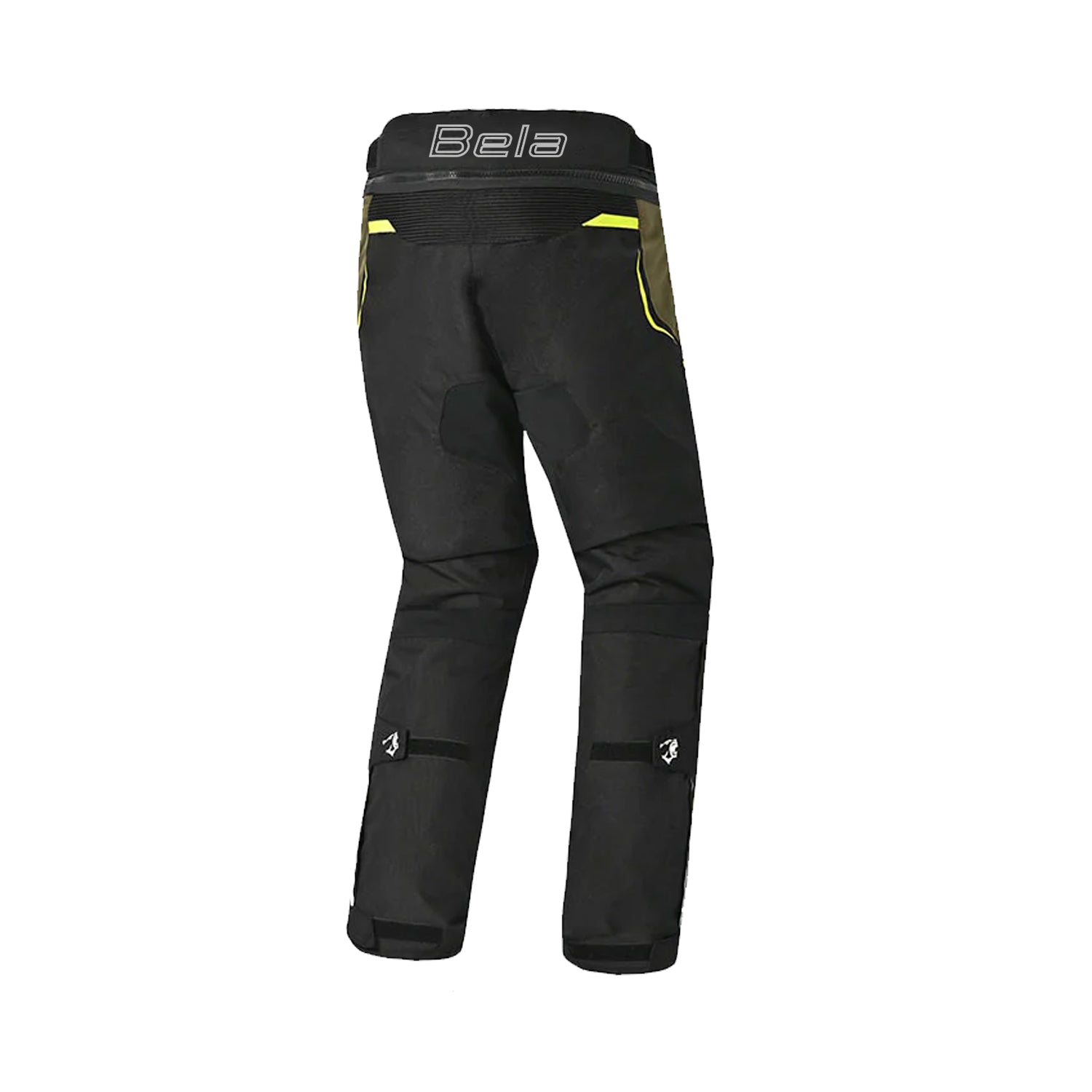BELA WATSON Motorcycle Textile Pants Black Khaki Yellow White – 3 – Maximomoto PT