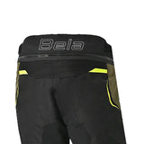BELA WATSON Motorcycle Textile Pants Black Khaki Yellow White