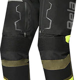 BELA WATSON Motorcycle Textile Pants Black Khaki Yellow White