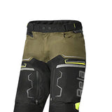 BELA WATSON Motorcycle Textile Pants Black Khaki Yellow White