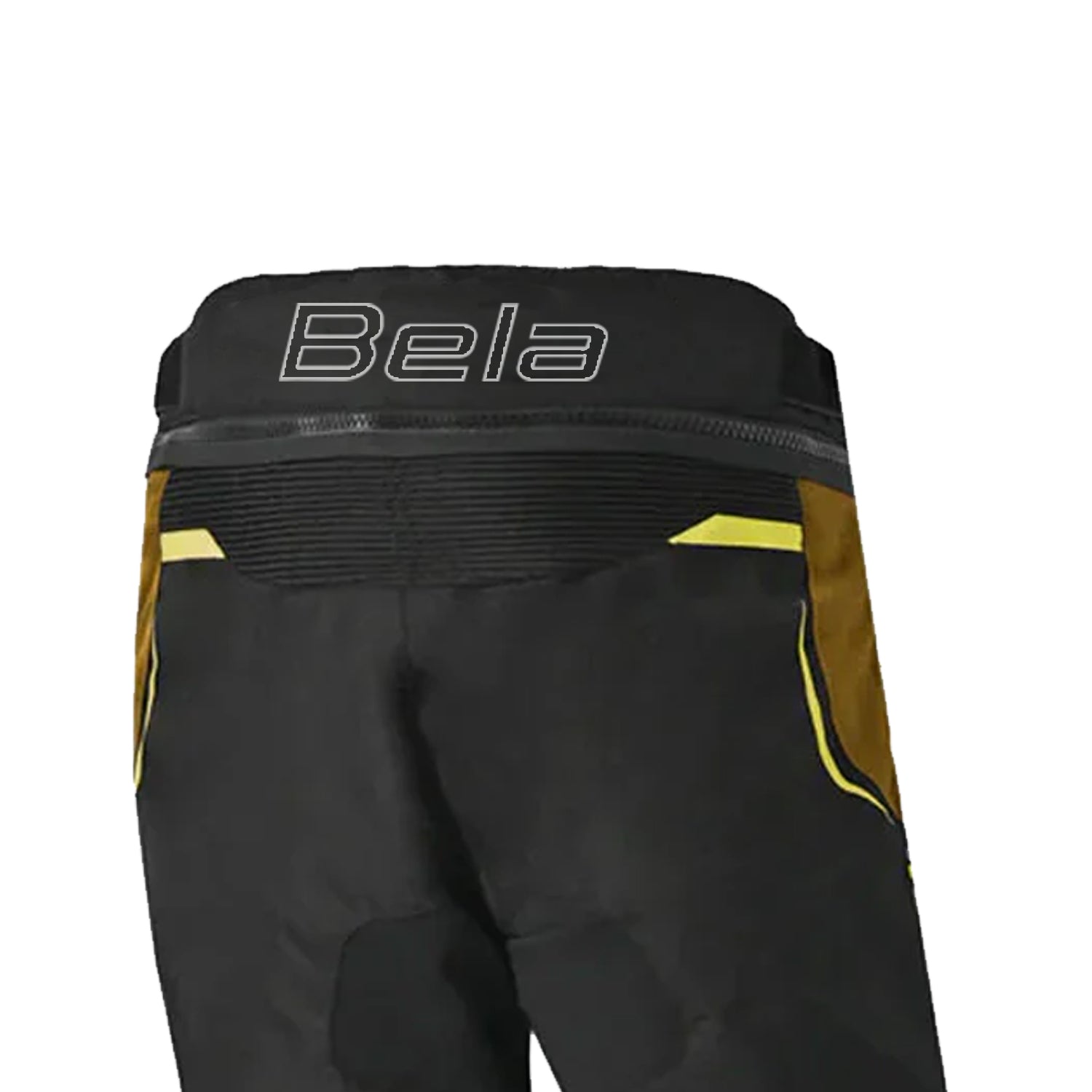 BELA Watson Textile Motorcycle Pants Black Brown Yellow White – 5 – Maximomoto PT