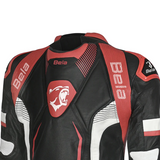 BELA X RACE Motorcycle Leather Jackets Black White Red