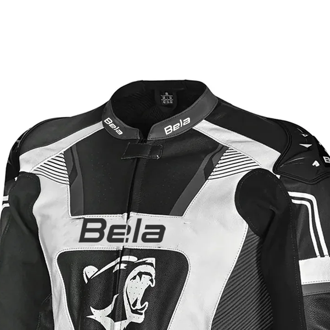 BELA X RACE Casacos De Moto Couro Preto Antra Branco – 4 – Maximomoto PT