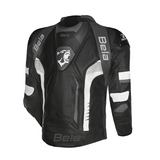 BELA X RACE Casacos De Moto Couro Preto Antra Branco