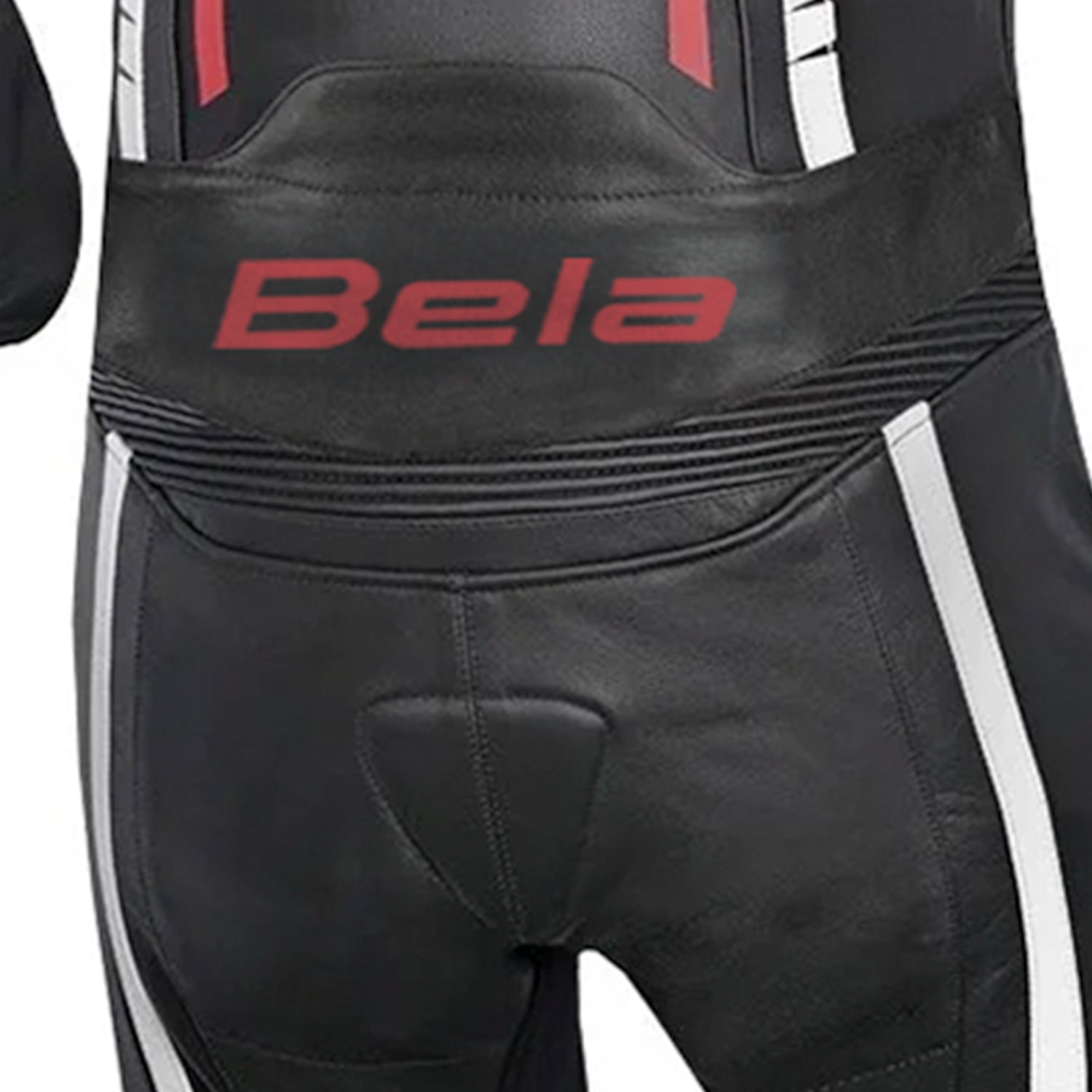 BELA X RACE 2 PC Motorcycle Leather Suits Black White Red – 6 – Maximomoto PT