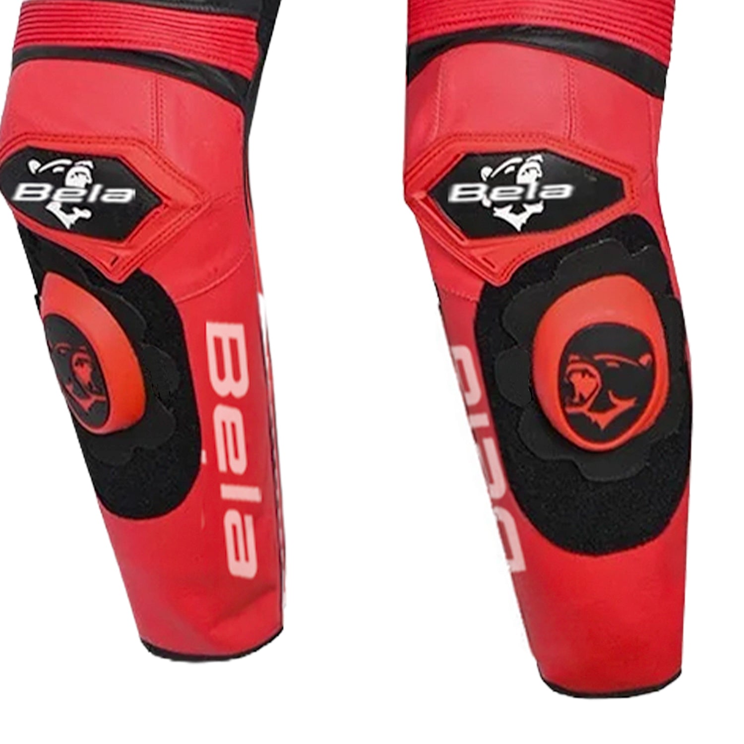 BELA X RACE 2 PC Motorcycle Leather Suits Black White Red – 7 – Maximomoto PT