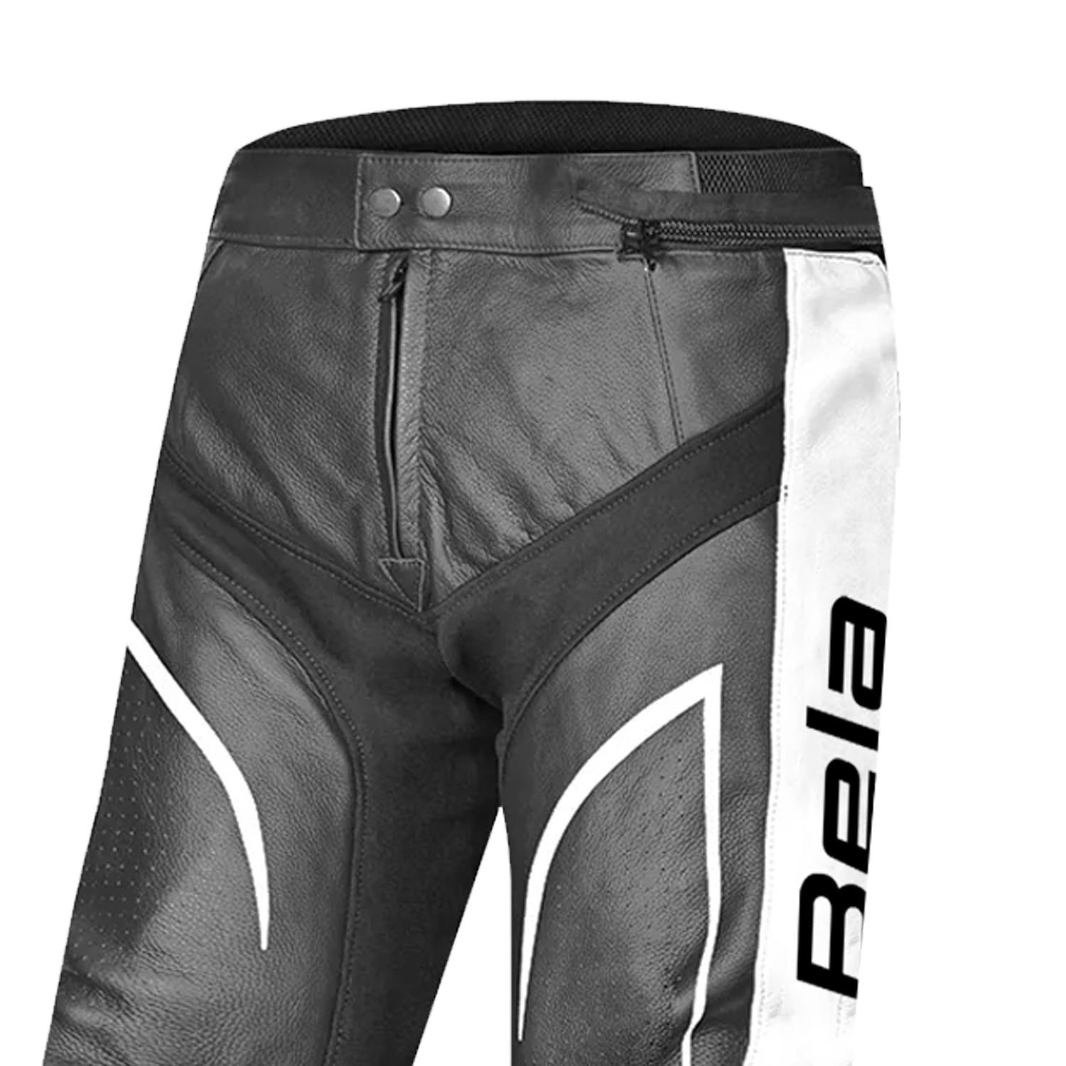 BELA X RACE Moto Couro Calcas Preto Antra Branco – 4 – Maximomoto PT