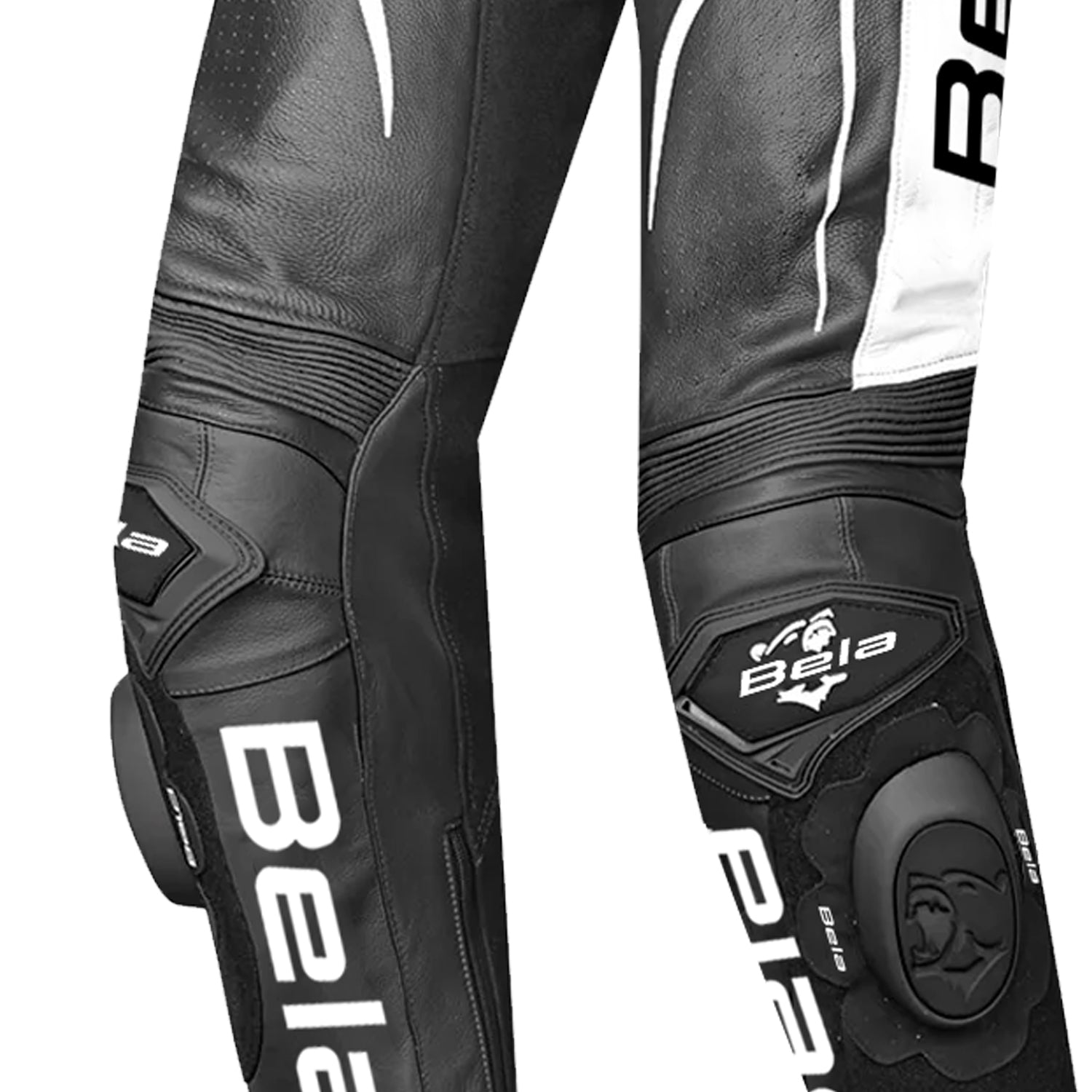 BELA X RACE Moto Couro Calcas Preto Antra Branco – 5 – Maximomoto PT