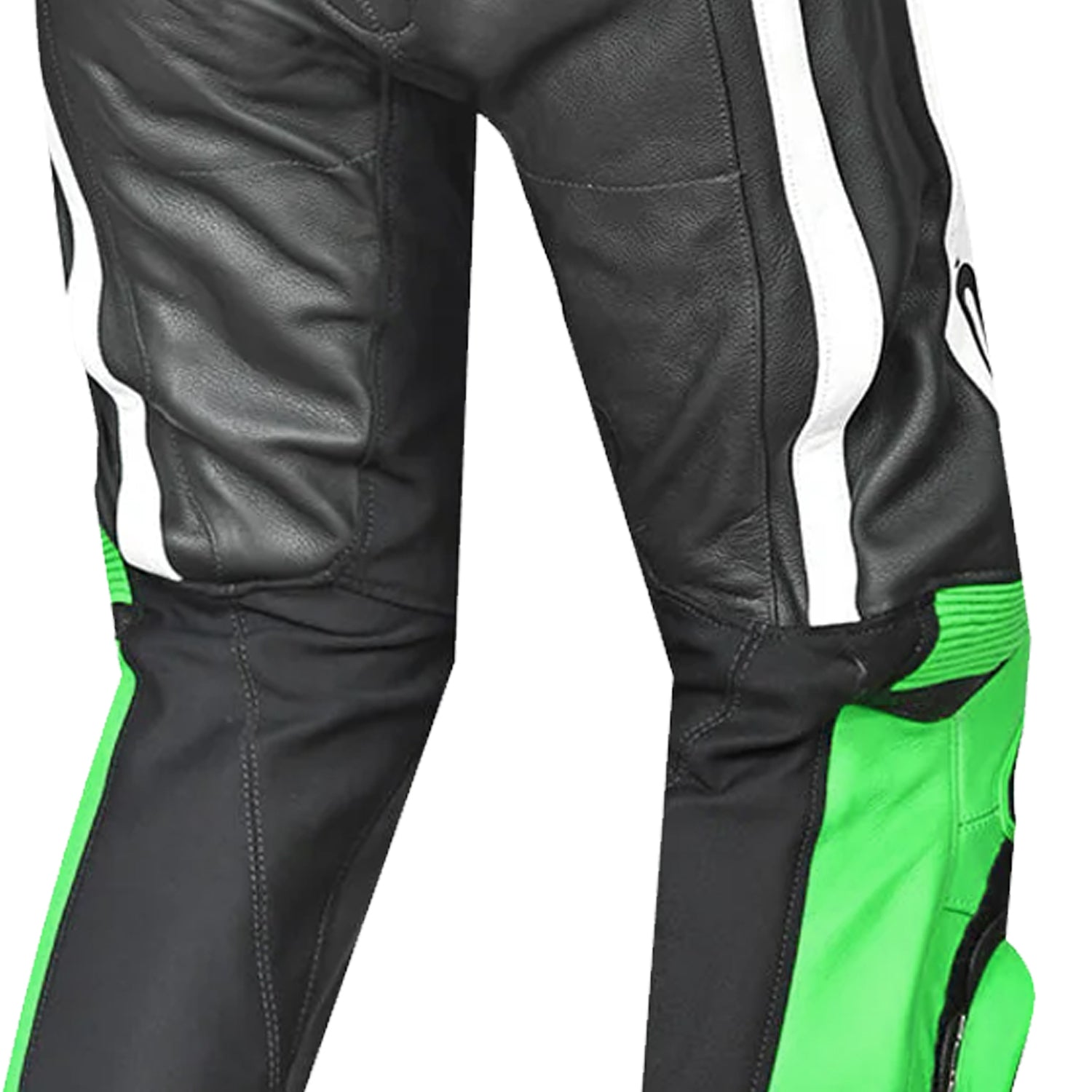 BELA X RACE Calcas De Moto Homem Couro Preto Branco Verde – 8 – Maximomoto PT