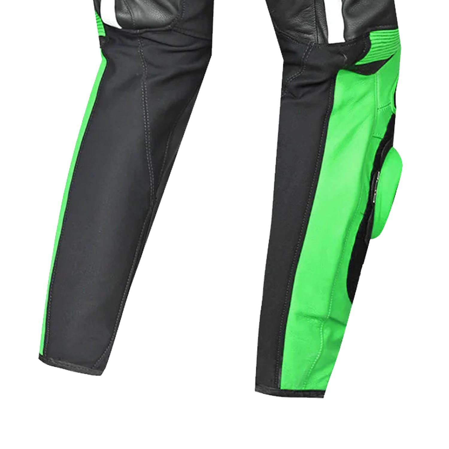 BELA X RACE Calcas De Moto Homem Couro Preto Branco Verde – 9 – Maximomoto PT