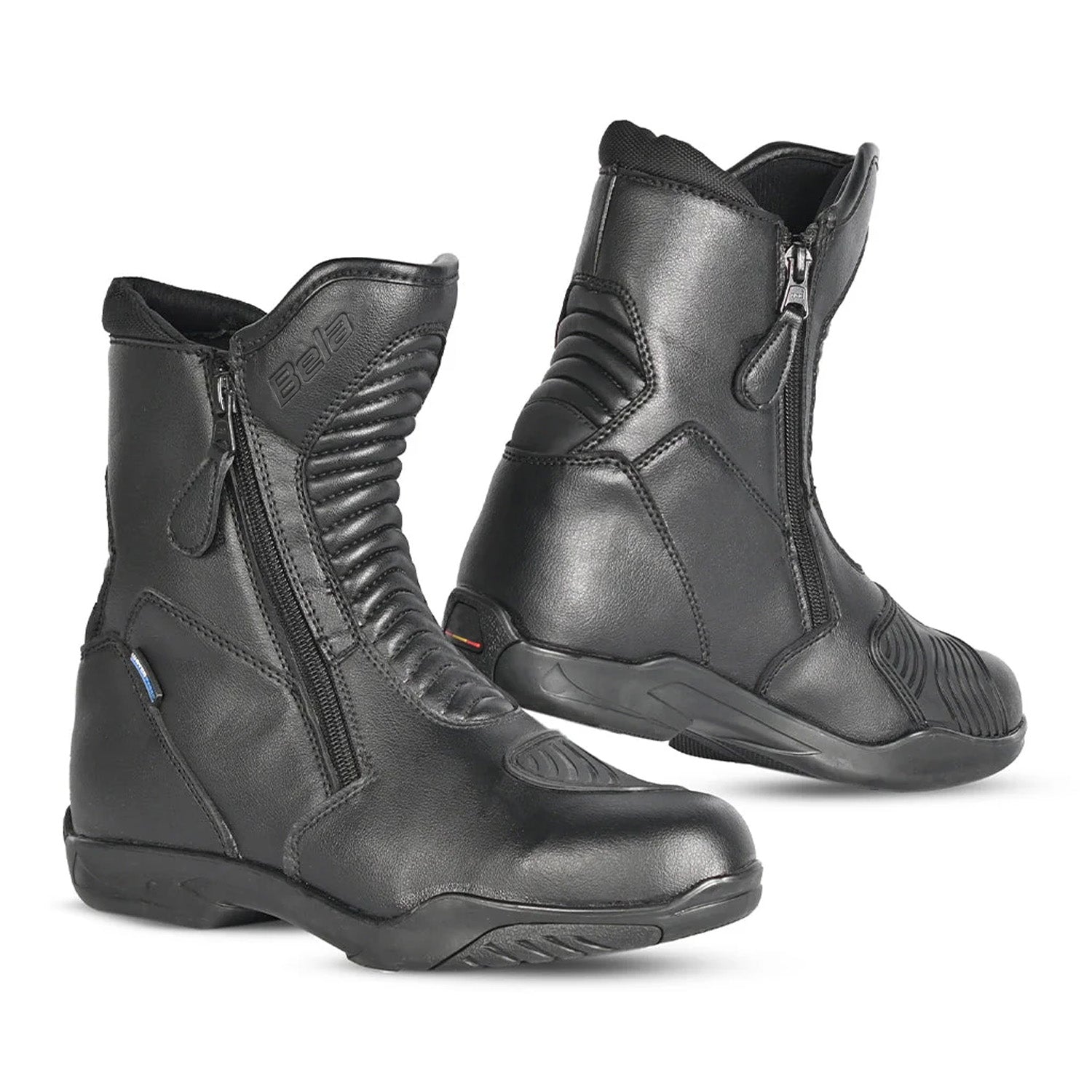 BELA RIO Motorcycle Leather Black Boots – 1 – Maximomoto PT