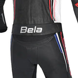 BELA MONO 2 PC Beast Leather Motorcycle Suit Black White Blue Red