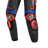 BELA MONO 2 PC Beast Leather Motorcycle Suit Black White Blue Red