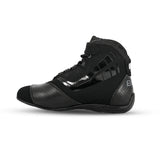 BELA KIVA Moto Couro Botas Senhora Turquesa Preto