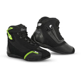 BELA KIVA Moto Homem Couro Botas Preto Fluorescente Amarelo – Maximomoto PT