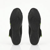BELA KIVA Botas De Moto Homem Couro Preto Fluorescente Amarelo