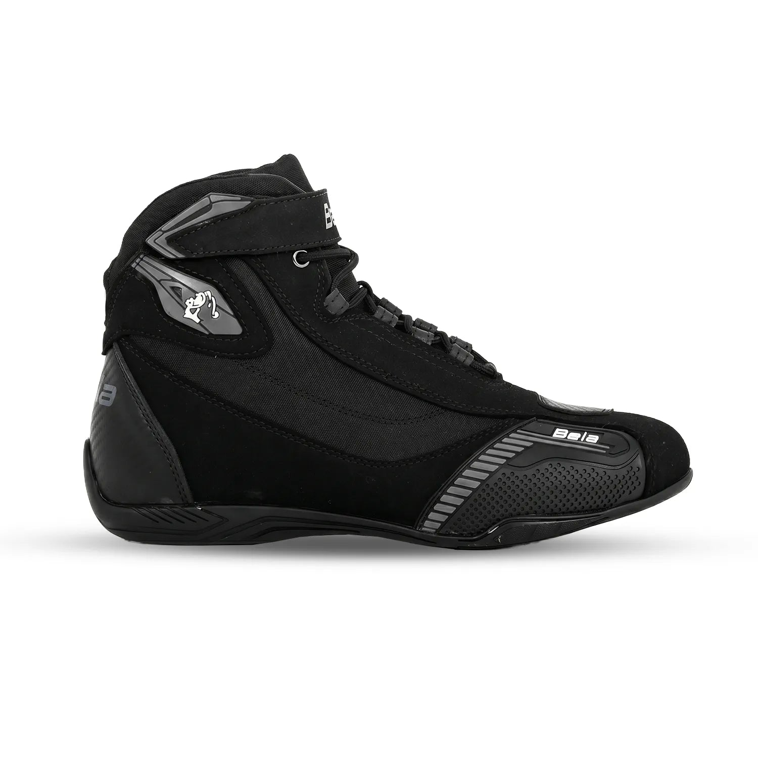 BELA KIVA Homem Moto Couro Botas Preto Cinza – 2 – Maximomoto PT