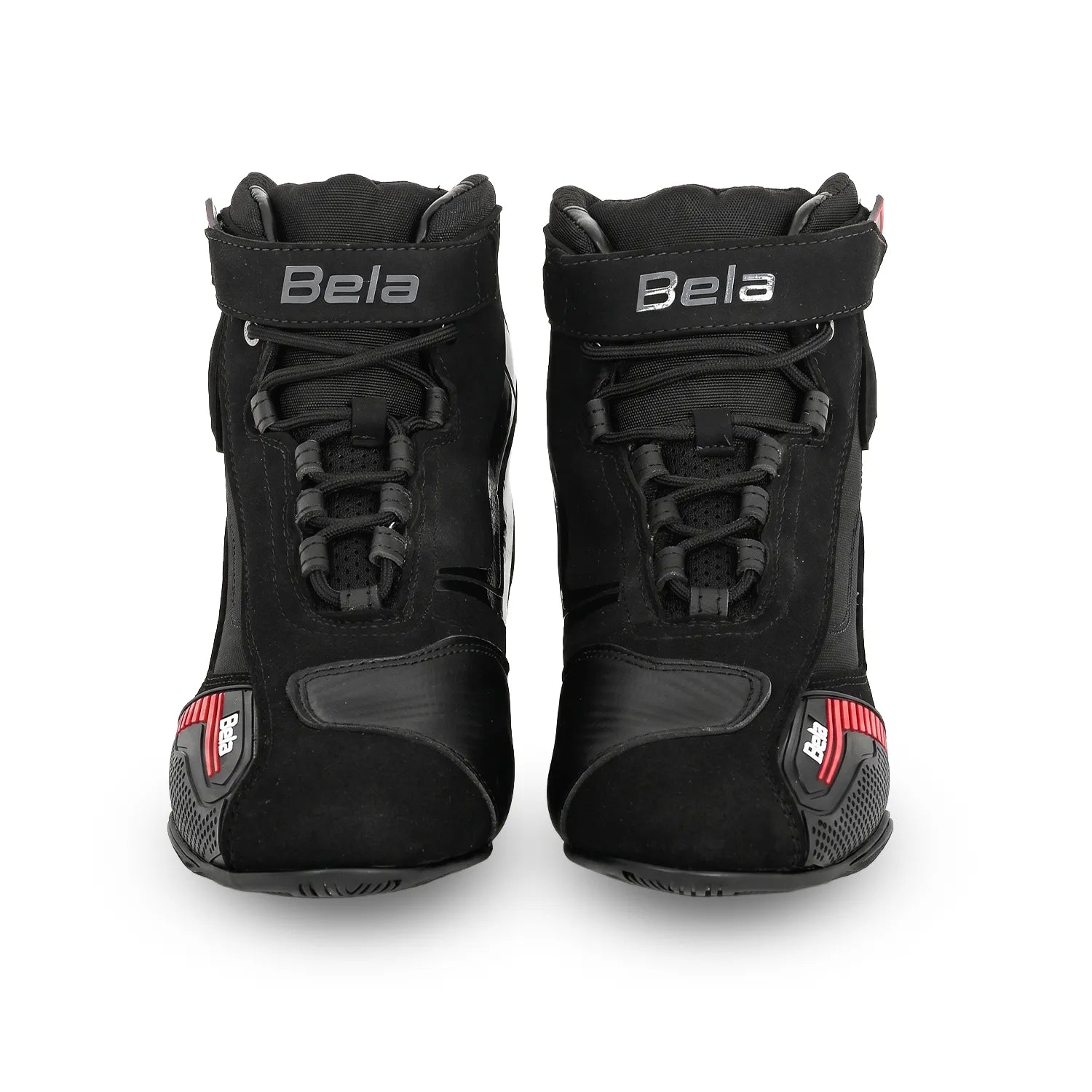 BELA KIVA Moto Homem Couro Botas Preto Vermelho – 4 – Maximomoto PT