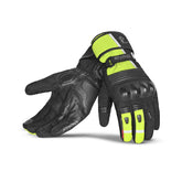 BELA ICE WINTER WP Motorcycle Leather Gloves Black Yellow – Maximomoto PT